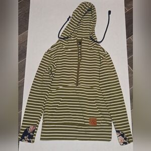 Ampersand Ave. Stripped Hoodie